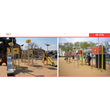 Žaidimų aikštelių kompleksas vaikams nuo 2 iki 12 metų amžiaus – kolekcija 'MEGA / MBG-2628_ME 18-5013-P15'