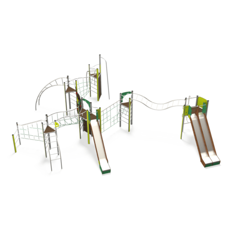 Žaidimų aikštelių kompleksas vaikams nuo 2 iki 12 metų amžiaus – kolekcija 'MEGA / MBG-2634_ME 18-6002-T01'