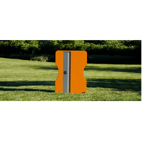 Metal trash bin for children’s playgrounds 'Waste Bin D872'