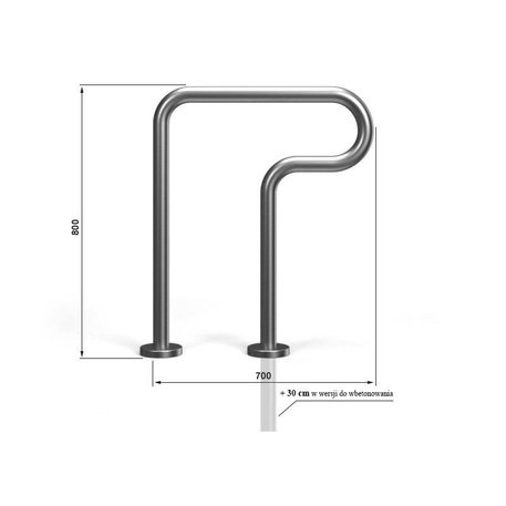 Metallist jalgrattahoidja 'STF/MBG-UP-2/MDL'