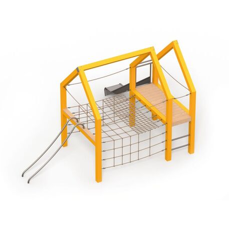 Complessi modulari per parchi giochi per bambini dai 3 ai 12 anni – collezione “Frame / Ninja” MBG-Block house 02369