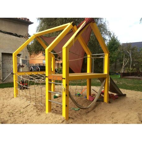 Complessi modulari per parchi giochi per bambini dai 3 ai 12 anni – collezione “Frame / Ninja” MBG-Block house 02369