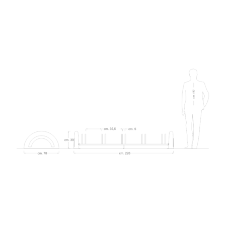Bicycle parking racks '308'