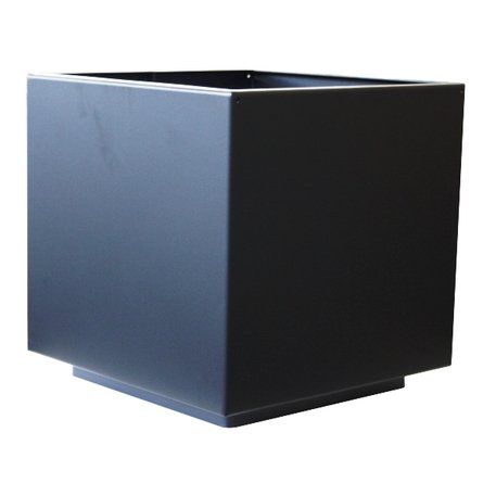 Kvadratinis metalinis lauko vazonas (gėlinė) 'Piramide / Square'