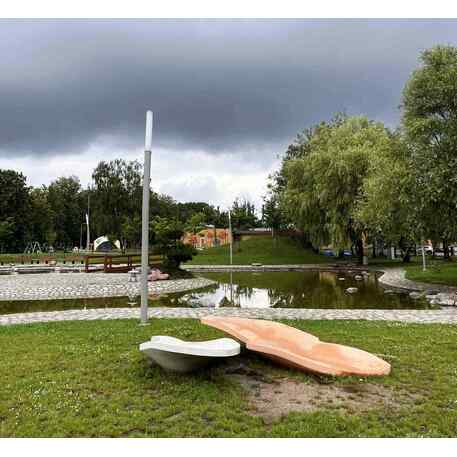 Betoninis gultas, šezlongas 'Slope'