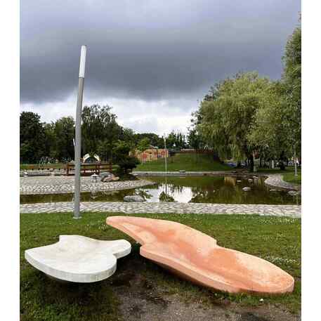 Betoninis gultas, šezlongas 'Slope'