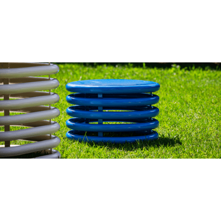 Metalinis stalas ir sėdynes (3vnt.) vaikų žaidimo aikštelėms 'D832'