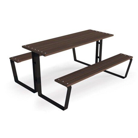 Metal bench + table 'Picnic_41'