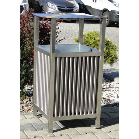 Metal litter bin 'BDS_NRZ-60L'