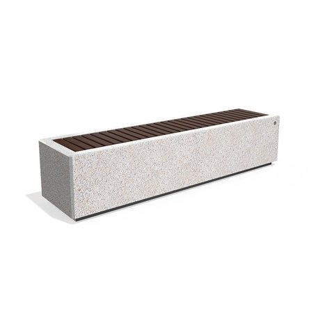 Concrete outdoor bench '200x50x45cm / BS-268-I'