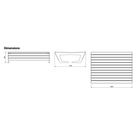 Metallbank 'BD/EDGE_LED131.00/MDL'