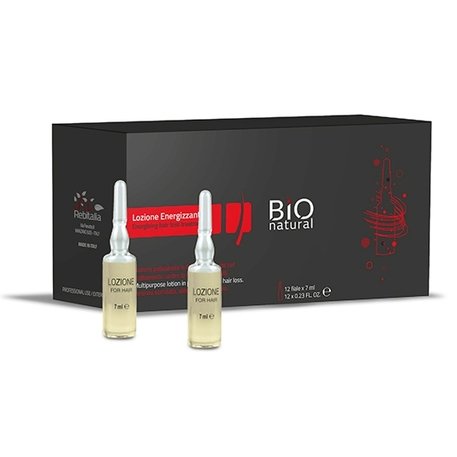 ‘Rebitalia’ Energizzante Vials / Ampoules Hair-loss, Losjonas prieš plaukų slinkimą su Gulščiaja serenoja, vitaminais, eteriniais aliejais, polinesočiosiomis ir amino rūgštimis, 12x7ml