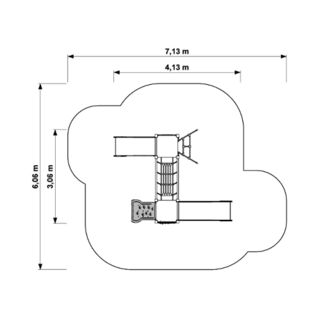 Element placu zabaw dla dzieci 'MBG-353/P1185'