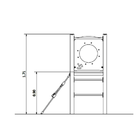 Bērnu rotaļu laukuma elements 'MBG-363/P11115'