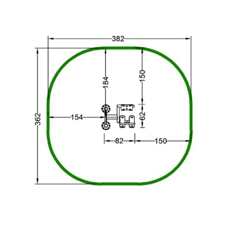 Āra metāla trenažieris 'MBG_41/OFC-3A'