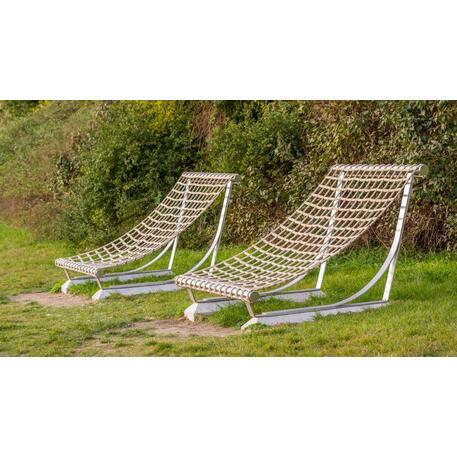 Metal deck chair 'STF/21-45-01_01/MDL'