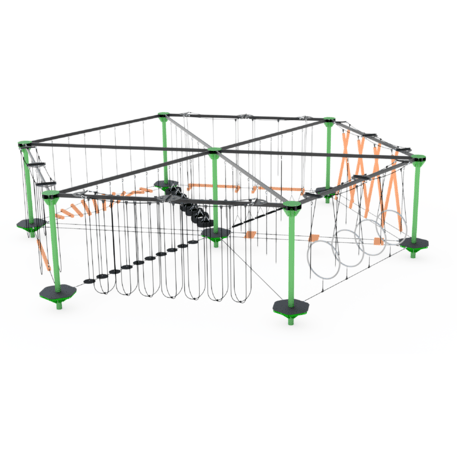 Элемент детской площадки 'Верёвочный парк_MBG-381/P7103'