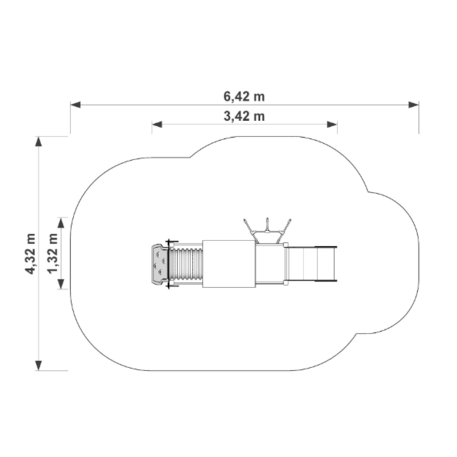 Vaikų žaidimo aikštelės kompleksas 'MBG-391/P3504'