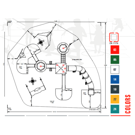 Children's playground element 'MBG-1035/CT 39-3001-T01'