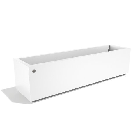 Metalinis lauko vazonas, gėlinė 'Premium / 150x38xH/38cm / BS-402'