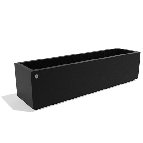 Metalinis lauko vazonas, gėlinė 'Premium / 150x38xH/38cm / BS-402'