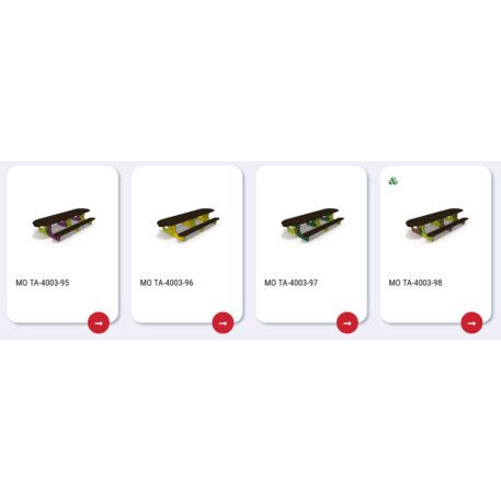 Žaidimų stalas su suolais vaikų aikštelėms 'MO_TA-4003-14'