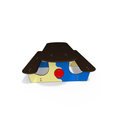 Žaidimų stalas su suolais vaikų aikštelėms 'MO_TA-4003-14'