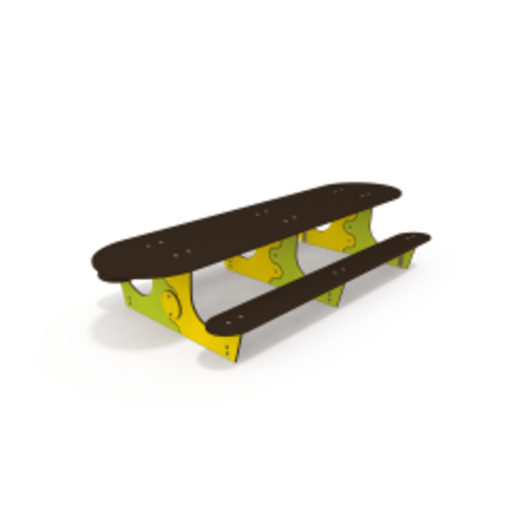 Žaidimų stalas su suolais vaikų aikštelėms 'MO_TA-4003-14'