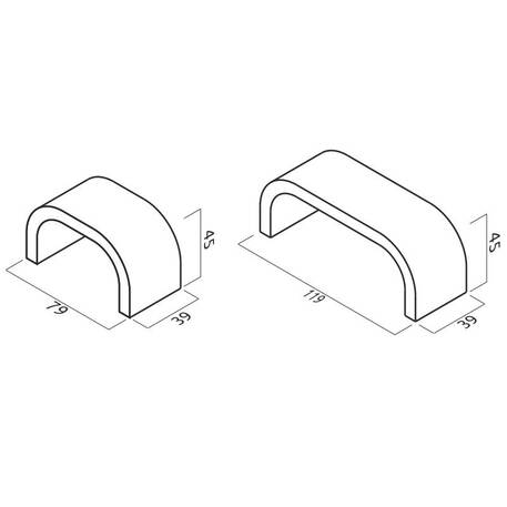Betoninis lauko suolas 'Harmony / 001345'