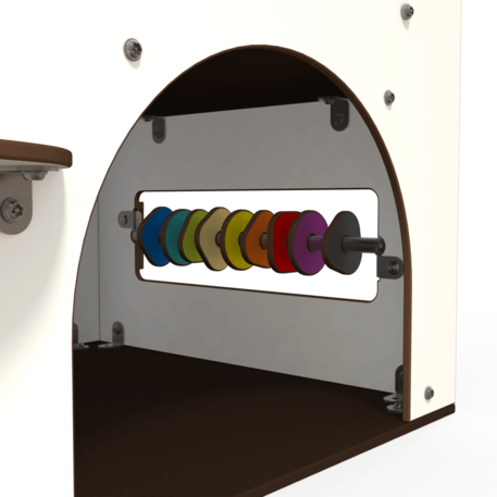 Vaikų žaidimų aikštelių įranga Baby linija – mažiesiems 'MBG-2017_BA 06-0330-07'