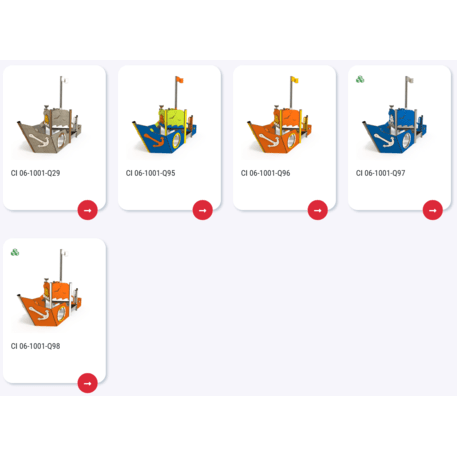  Vaikų žaidimo aikštelės kompleksas, kolekcija 'Piratų laivas / MBG-1173_CI 06-1001-Q01'