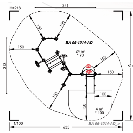 Laste mänguväljakute varustus Baby sari – pisikestele 'MBG-2049_BA 06-1014-AD01'