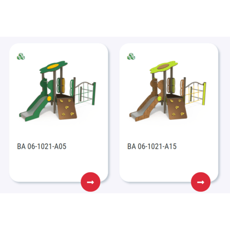 Vaikų žaidimų aikštelių įranga Baby linija – mažiesiems 'MBG-2056_BA 06-1021-A03'