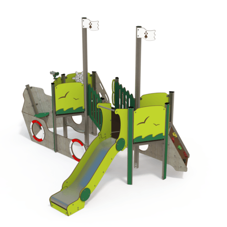  Vaikų žaidimo aikštelės kompleksas, kolekcija 'Piratų laivas / MBG-1188_CI 09-2001-T02'