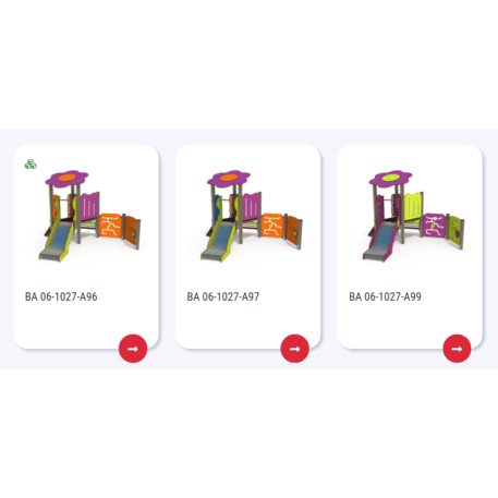 Vaikų žaidimų aikštelių įranga Baby linija – mažiesiems 'MBG-2063_BA 06-1027-A98'