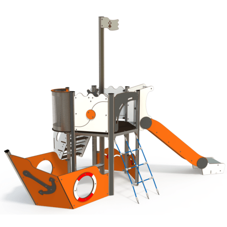  Vaikų žaidimo aikštelės kompleksas, kolekcija 'Piratų laivas / MBG-1199_CI 12-1005-B98'