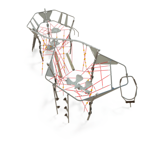  Vaikų žaidimo aikštelės kompleksas, kolekcija 'Giga / MBG-1291_GI 28-2001-T01'