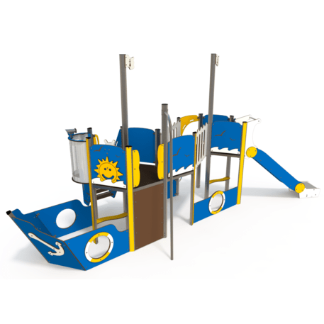  Vaikų žaidimo aikštelės kompleksas, kolekcija 'Piratų laivas / MBG-1203_CI 12-2001-Q98'