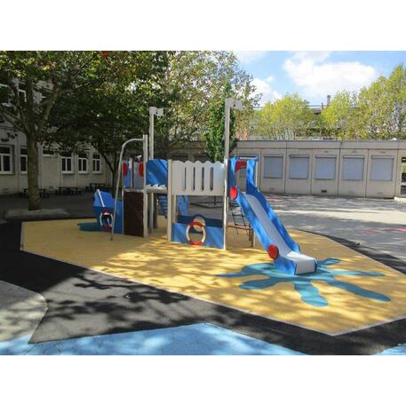  Vaikų žaidimo aikštelės kompleksas, kolekcija 'Piratų laivas / MBG-1203_CI 12-2001-Q98'