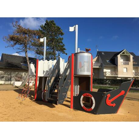  Vaikų žaidimo aikštelės kompleksas, kolekcija 'Piratų laivas / MBG-1203_CI 12-2001-Q98'