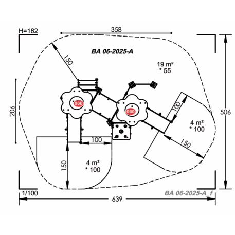 Vaikų žaidimų aikštelių įranga Baby linija – mažiesiems 'MBG-2113_BA 06-2025-A24'