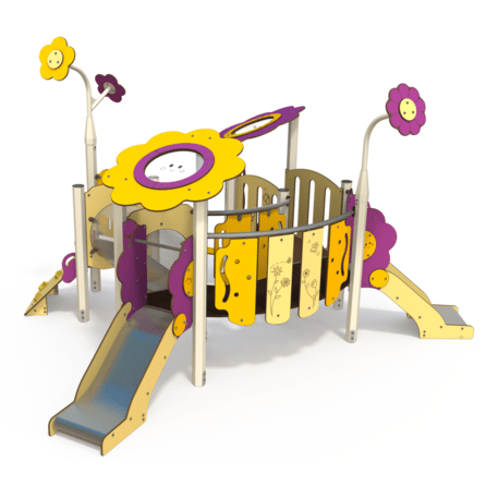 Vaikų žaidimų aikštelių įranga Baby linija – mažiesiems 'MBG-2136_BA 06-4001-AD01'