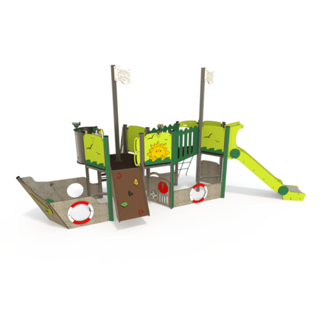  Vaikų žaidimo aikštelės kompleksas, kolekcija 'Piratų laivas / MBG-1214_CI 12-2006-Q99'
