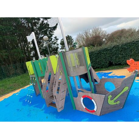  Vaikų žaidimo aikštelės kompleksas, kolekcija 'Piratų laivas / MBG-1214_CI 12-2006-Q99'