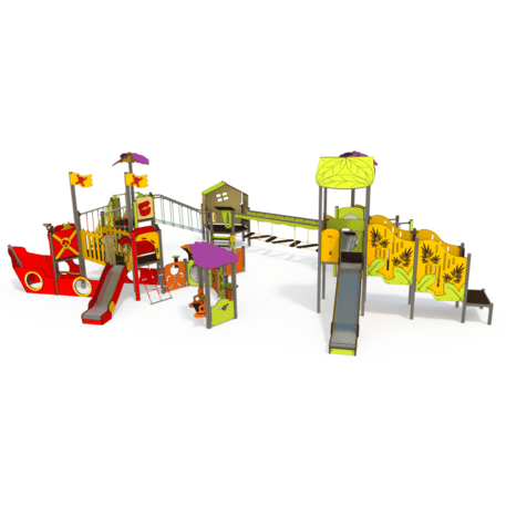  Vaikų žaidimo aikštelės kompleksas, kolekcija 'Piratų laivas / MBG-1223_CI 12-7001-T03'