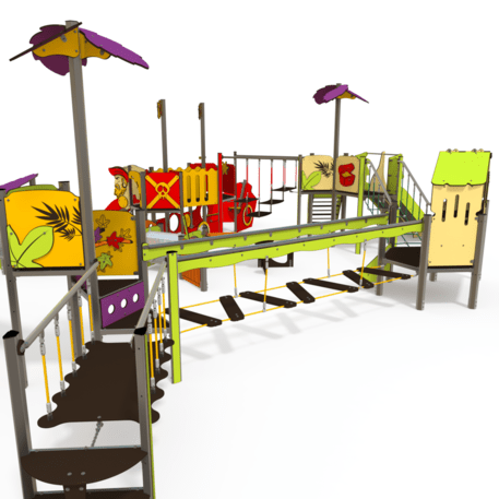  Vaikų žaidimo aikštelės kompleksas, kolekcija 'Piratų laivas / MBG-1223_CI 12-7001-T03'