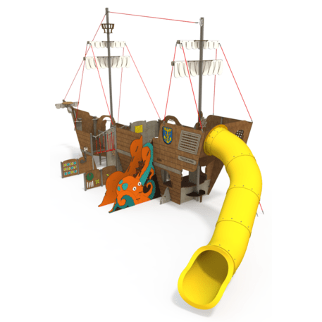  Vaikų žaidimo aikštelės kompleksas, kolekcija 'Piratų laivas / MBG-1233_CI 15-1009-T01'
