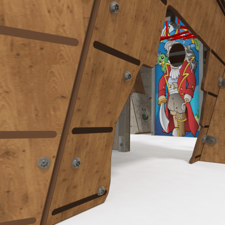  Vaikų žaidimo aikštelės kompleksas, kolekcija 'Piratų laivas / MBG-1233_CI 15-1009-T01'