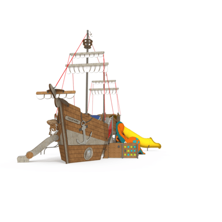 Vaikų žaidimo aikštelės kompleksas, kolekcija 'Piratų laivas / MBG-1233_CI 15-1009-T01'