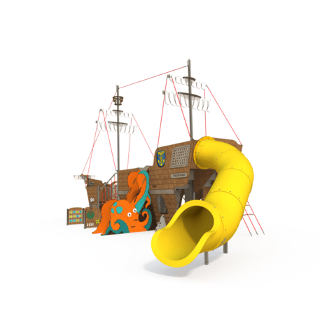  Vaikų žaidimo aikštelės kompleksas, kolekcija 'Piratų laivas / MBG-1233_CI 15-1009-T01'